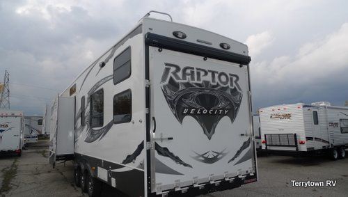 2012 RAPTOR 3912LEV VELOCITY TOY HAULER BATH & 1/2 (FACTORY DIRECT 