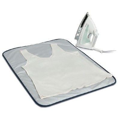 SILVER SILICONE PORTABLE TRAVEL TABLE IRONING BLANKET  