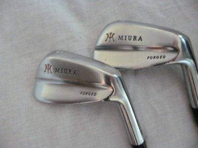 Miura Japanese Tournament Blade Irons 4 PW PURED Dyanmic Gold  