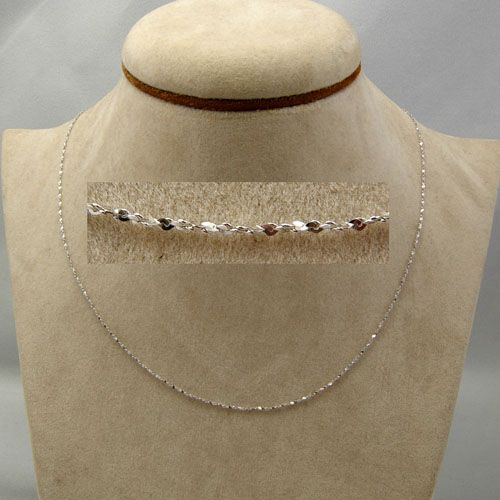 Italy 16inch 925 sterling silver Star chain necklace  