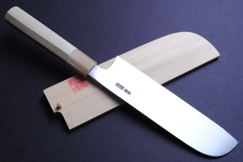 Japanese sushi chef knife YOSHIHIRO Usuba Vegetable knife Ginsan ko 