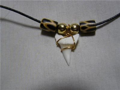 NEW TRIBAL Safari Animal NECKLACE  REAL Shark Tooth  