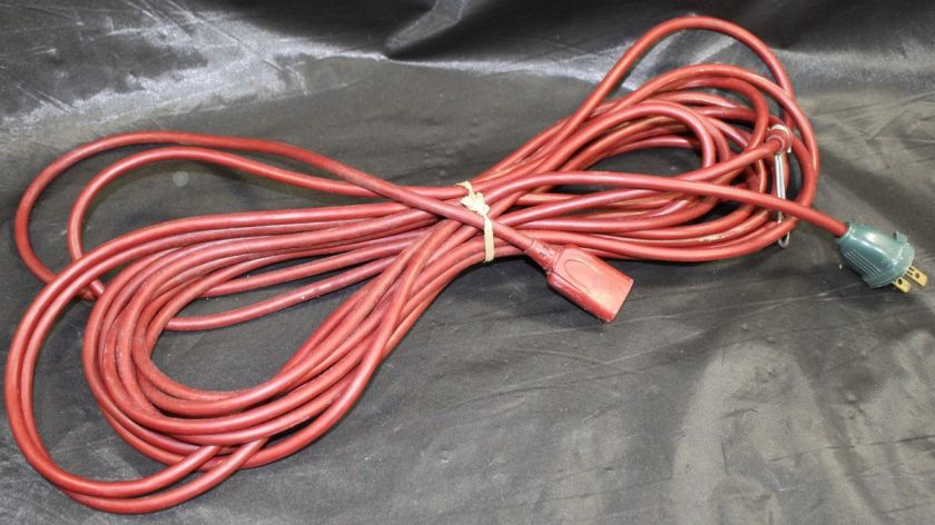 VTG Kirby Vacuum Power Cord Replacement Burgundy Red Excellent 