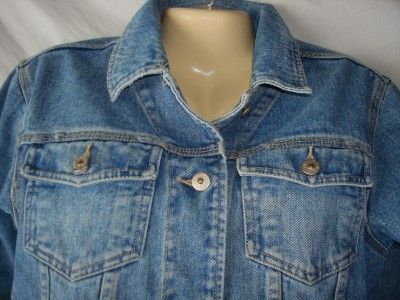 Juniors Xhilaration Blue Denim Jean Jacket Size Medium  