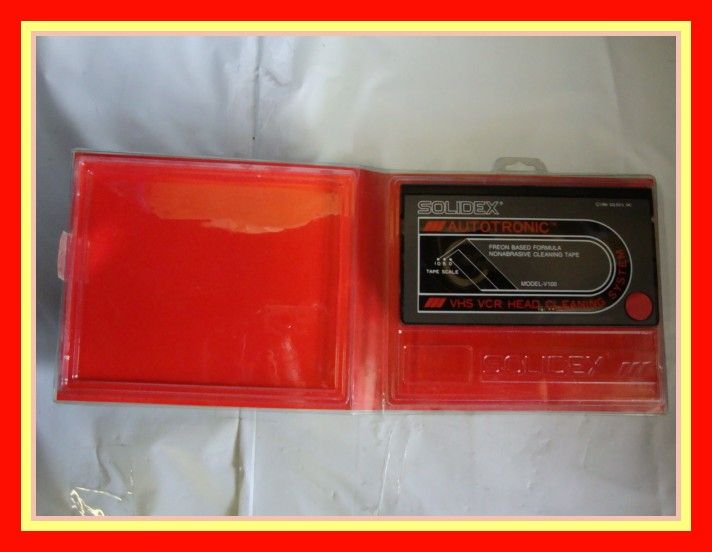 Solidex Autotronic VCR.VHS Head Cleaning System  