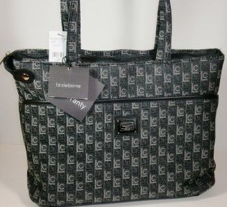   LIZ CLAIBORNE*** Womens Large Valerie Collection Luggage Tote Handbag