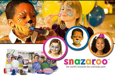 Snazaroo FACE PAINT PAINTING BRUSHES Brush Makeup 3 pcs 766416405005 