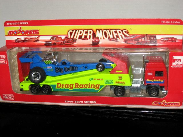 Majorette Set Volvo Truck +Drag Racing Car 1/60 Diecast  