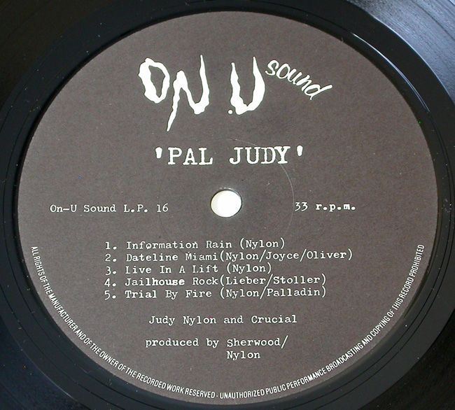   Judy UK LP 1982 Rare Avant Garde New Wave On. U Sound Records  