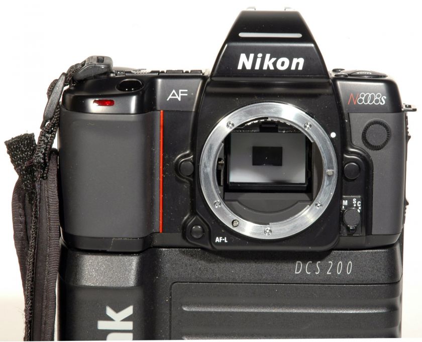 1993 KODAK DCS 200 ci Nikon N8008s Camera Kit w/ Hitchhiker 160mb 