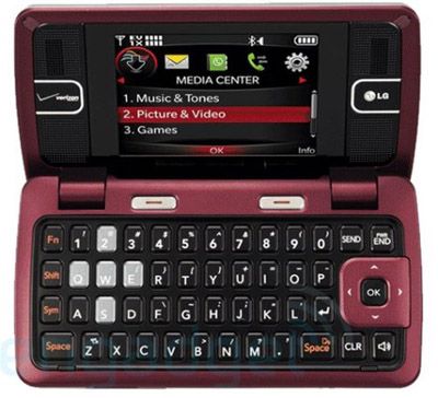   VX9100 Verizon Pag Plus CDMA Smartphone VX 9100 Clean ESN Maroon Red