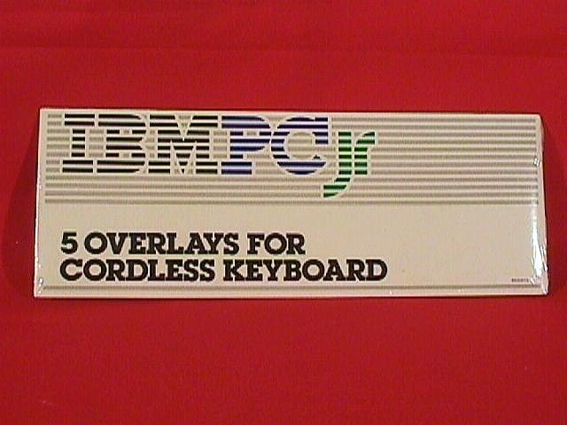 Vintage IBM PCjr Chicklet Keyboard Overlays   NEW  