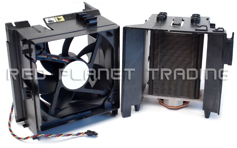 Dell Optiplex GX620 745 CPU Fan H9073 + Heatsink J9761  