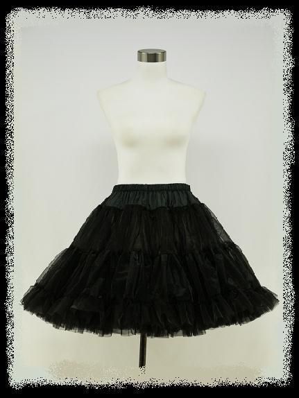 BLACK 50s PROM/PINUP/SWING 22 PETTICOAT/UNDERSKIRT  