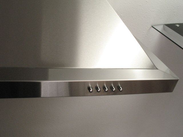 New 36 Stainless Steel Kitchen Island Range Hood Exhausting Fan Vent 