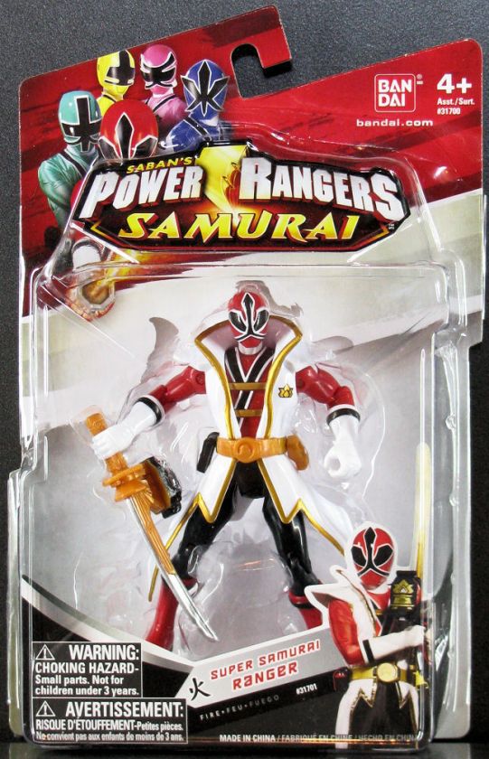 POWER RANGERS SAMURAI 4 RED SUPER SAMURAI RANGER FIRE 31701 