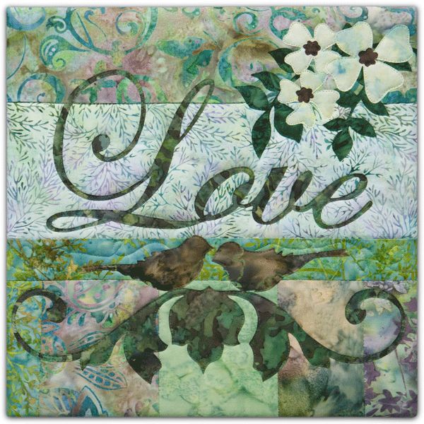 McKenna Ryan Pine Needles Love Birds Block 8 Quilt Pattern 