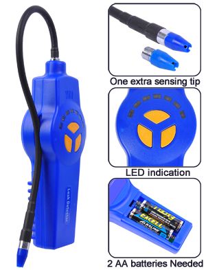 REFRIGERANT HALOGEN FREON LEAK DETECTOR A/C R134A R410A  