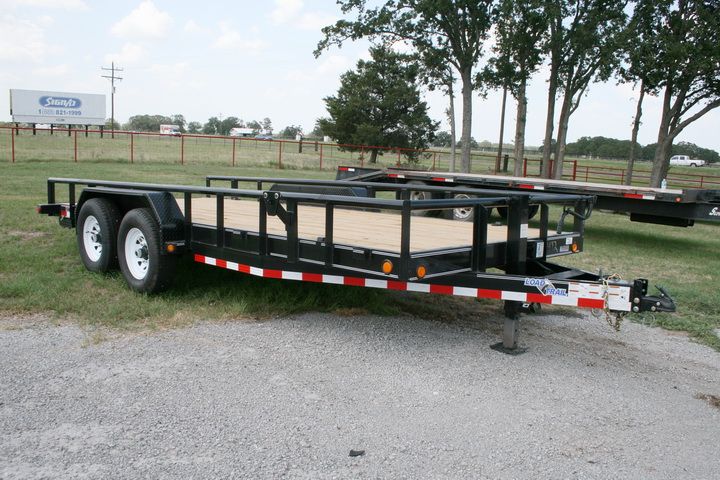 New 18 BumperPull Equipment Lowboy Trailer w/7K Axles  