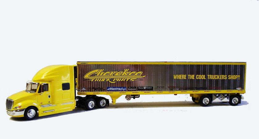   International Prostar with 53 Chrome Plated Advertiser Reefer  