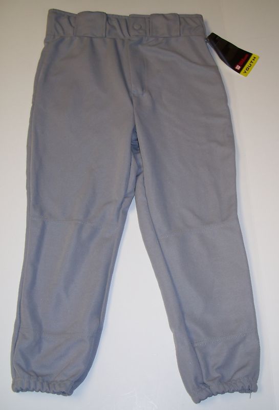 Wilson A4281 Grey Youth Baseball Pants  