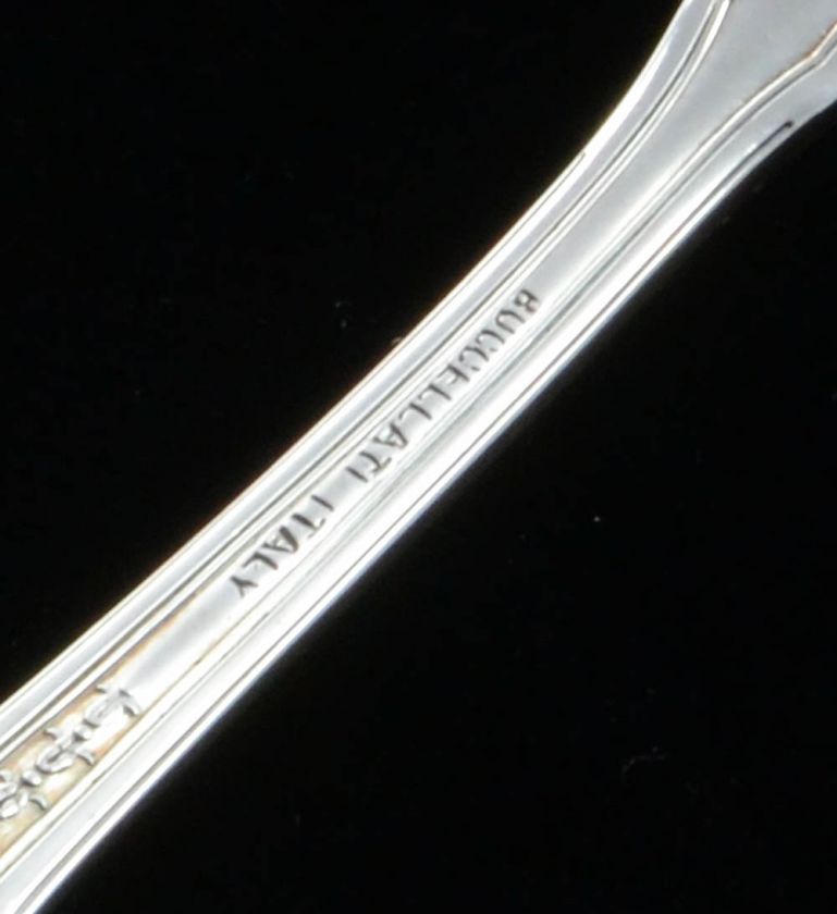 Buccellati Alicante Silver Plate Seafood Cocktail Flatware 1982 No 