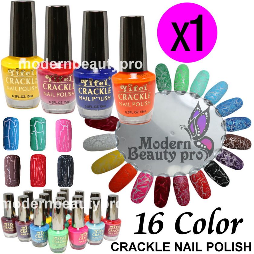 Crackle Crack Style Nail Polish Shatter Nail Art Cracking TIPS  