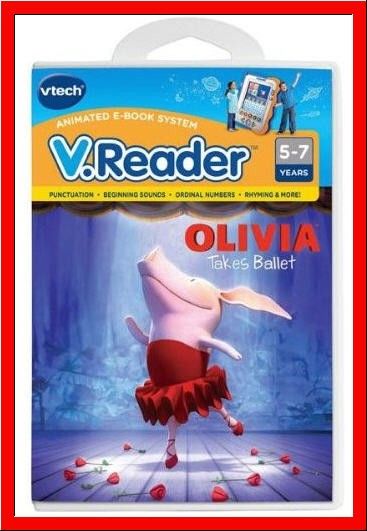 vtech v.READER Animated E BOOK Reader + Olivia PINK NEW  