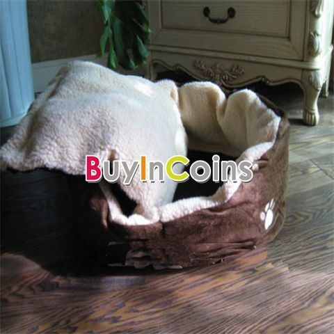   Soft Comfortable Pet Dog Cat Bed Style Sleep Accessories W/ Mat  