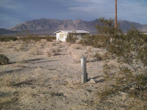 This photo is taken from the southwest corner of the property.