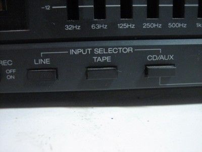 D30) Sansui SE 3000 Stereo Graphic Equalizer EQ  