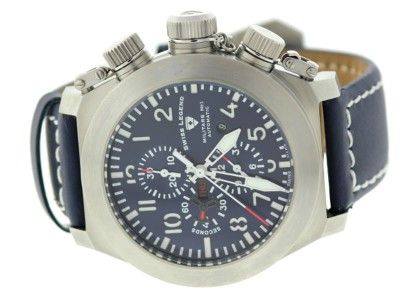 Swiss Legend Militare Ltd Edt No1 Chronograph S Steel Men Leather 