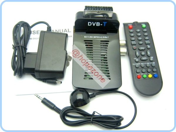 Mini DVB T Digital Terrestrial Receiver H.264 MPEG4  