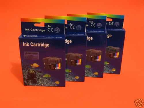 4PK Ink for BROTHER LC61 DCP 165C MFC 290C 490CW 790CW  