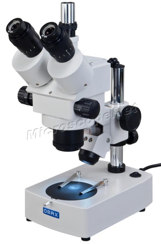 Zoom 3.5x~45x Trinocular Stereo Microscope w USB Camera  