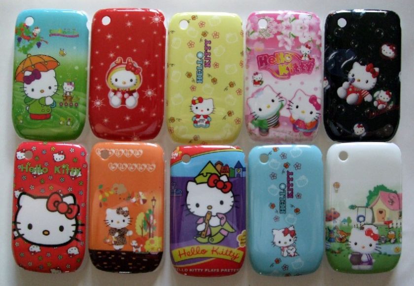   PCS Hello Kitty Hard Back Cover/Case Blackberry Curve 8520 Xmas Gift