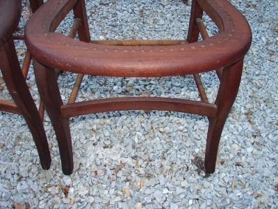 Vintage 2 Nice Wooden Wicker Chairs  